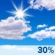 Gedeeltelijk bewolkt